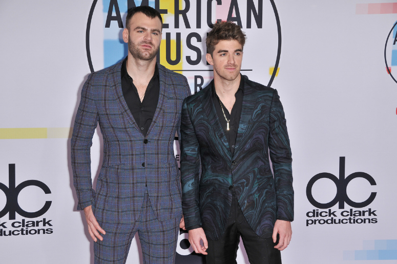 Alex Pall (L) and Andrew Taggart of The Chainsmokers Alex Pall (L) and Andrew Taggart of The Chainsmokers