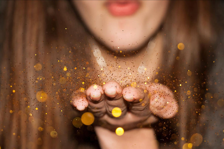 Blowing Glitter Blowing Glitter