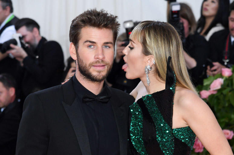 Liam Hemsworth and Miley Cyrus