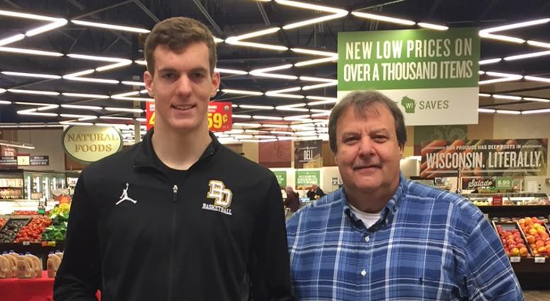 Liam and Coach McGivern Liam and Coach McGivern