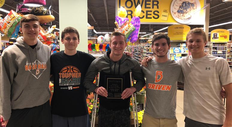 Nick with Teammates and Friends Nick with Teammates and Friends