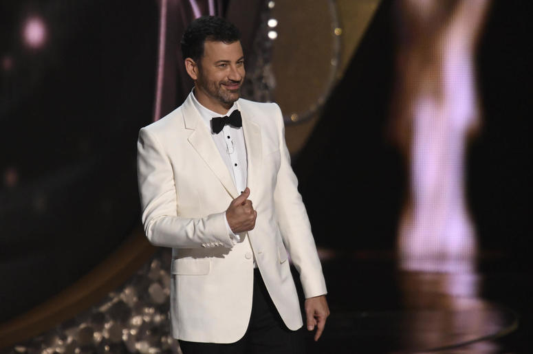 Jimmy Kimmel appears during 68th Emmy Awards Jimmy Kimmel appears during 68th Emmy Awards