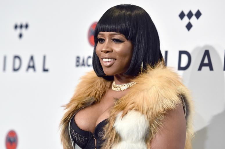 Remy Ma attends "TIDAL X: Brooklyn" at the Barclays Center in the New York City borough of Brooklyn in New York, NY, on October 17, 2017 Remy Ma attends "TIDAL X: Brooklyn" at the Barclays Center in the New York City borough of Brooklyn in New York, NY, on October 17, 2017