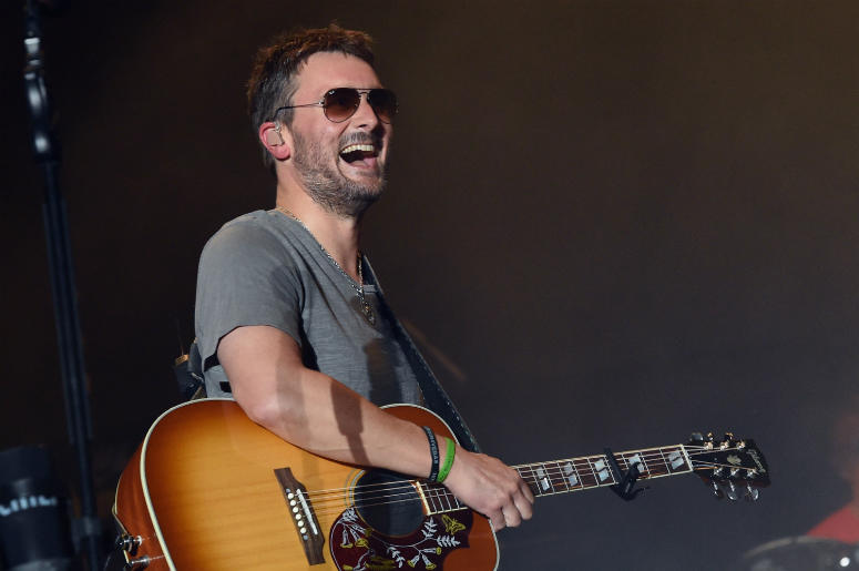 Eric Church performs during Pepsi's Rock The South Festival in 2018 Eric Church performs during Pepsi's Rock The South Festival in 2018
