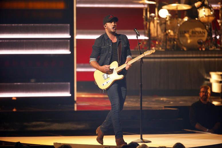Luke Bryan appears on the 52nd Annual CMA Awards at the Bridgestone Arena on November 14, 2018 in Nashville, Tennessee Luke Bryan appears on the 52nd Annual CMA Awards at the Bridgestone Arena on November 14, 2018 in Nashville, Tennessee