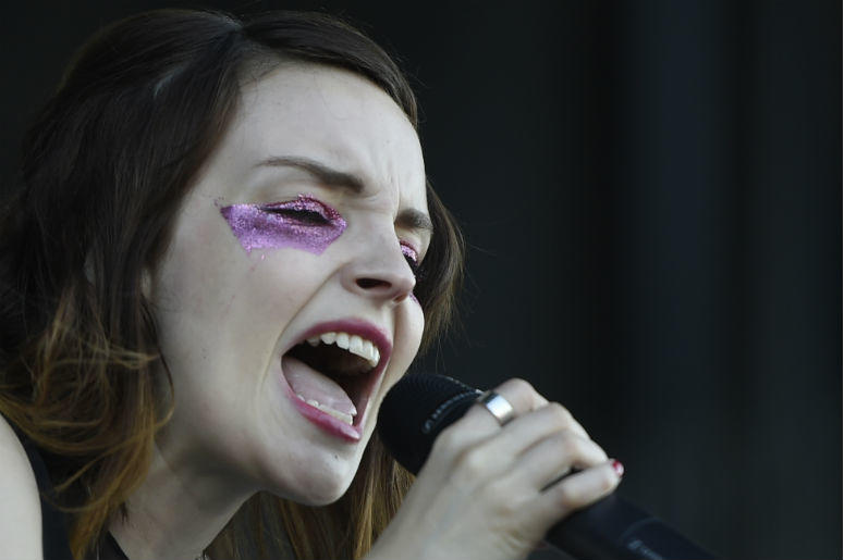 CHVRCHES' Lauren Mayberry CHVRCHES' Lauren Mayberry