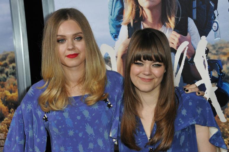 LOS ANGELES, CA - NOVEMBER 19, 2014: Swedish folk duo First Aid Kit - Johanna & Klara Soderberg - at the Los Angeles premiere of Wild at the Samuel Goldwyn Theatre, Beverly Hills. LOS ANGELES, CA - NOVEMBER 19, 2014: Swedish folk duo First Aid Kit - Johanna & Klara Soderberg - at the Los Angeles premiere of Wild at the Samuel Goldwyn Theatre, Beverly Hills.