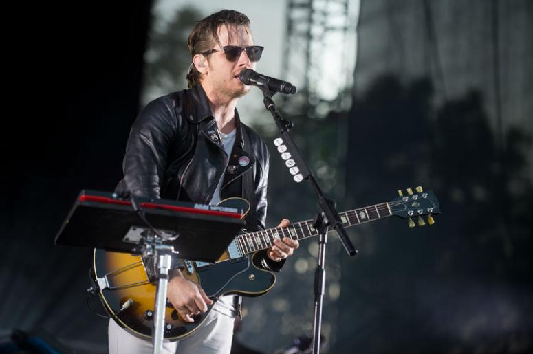 Singer Mark Foster of Foster The People during performance at festival Rock for People in Hradec Kralove, Czech republic Singer Mark Foster of Foster The People during performance at festival Rock for People in Hradec Kralove, Czech republic