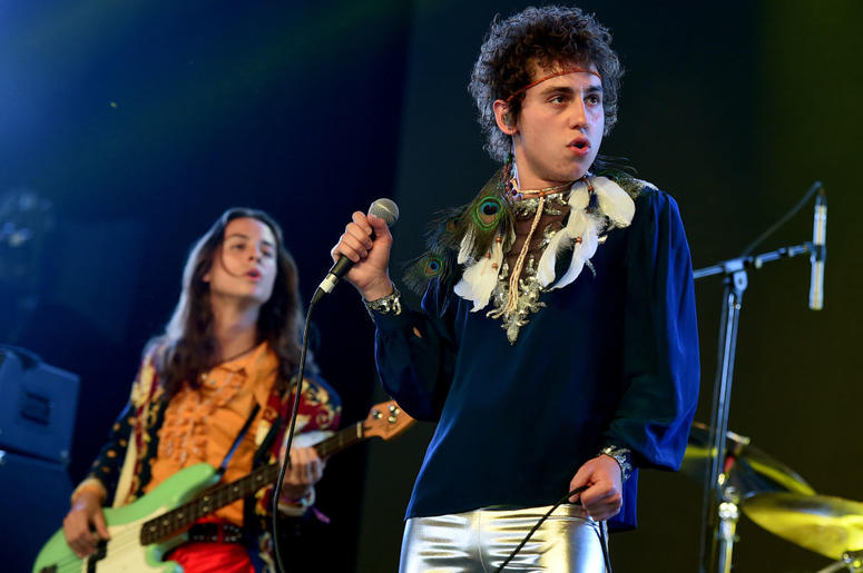 Josh Kiszka of Greta Van Fleet perform onstage Josh Kiszka of Greta Van Fleet perform onstage
