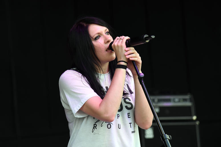 K.Flay performs during the Undertow Music Festival at the Pompano Beach Amphitheater K.Flay performs during the Undertow Music Festival at the Pompano Beach Amphitheater