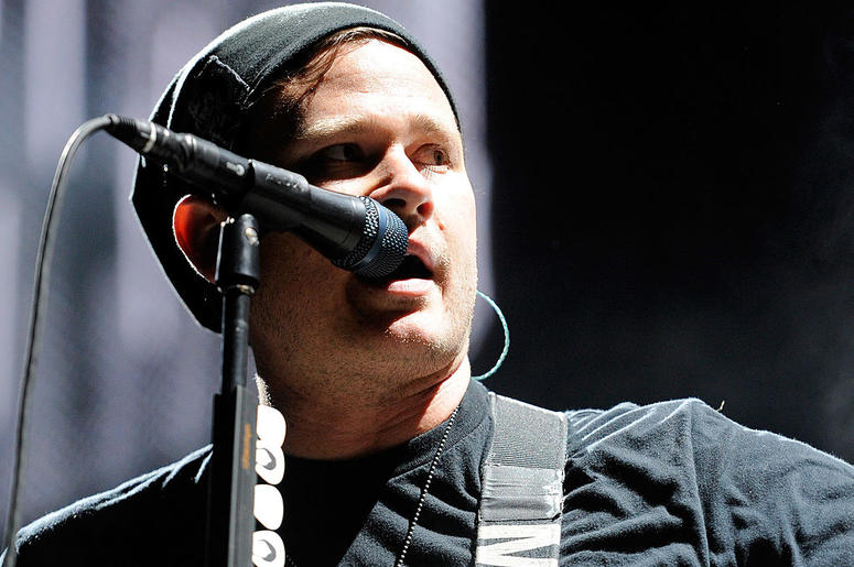 Blink-182 singer/guitarist Tom DeLonge performs at the Red Rock Casino as the band tours in support of the new album, "Neighborhoods" October 7, 2011 in Las Vegas, Nevada Blink-182 singer/guitarist Tom DeLonge performs at the Red Rock Casino as the band tours in support of the new album, "Neighborhoods" October 7, 2011 in Las Vegas, Nevada