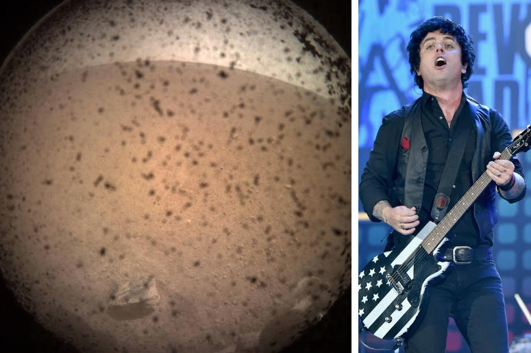Green Day Celebrates Mars Landing Green Day Celebrates Mars Landing