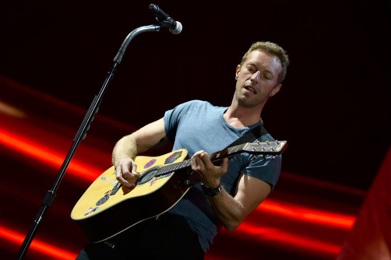Chris Martin of Coldplay performs onstage Chris Martin of Coldplay performs onstage