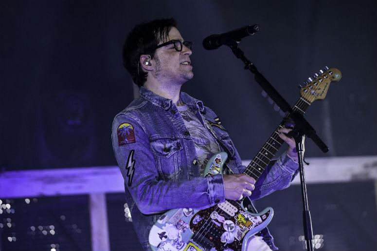 Rivers Cuomo of Weezer live performance Rivers Cuomo of Weezer live performance