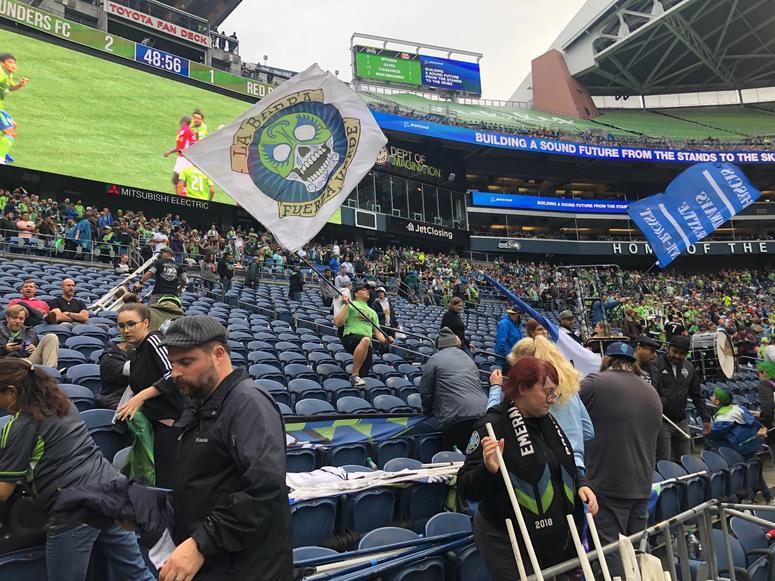 ECS walked out of the match 9/15/2019