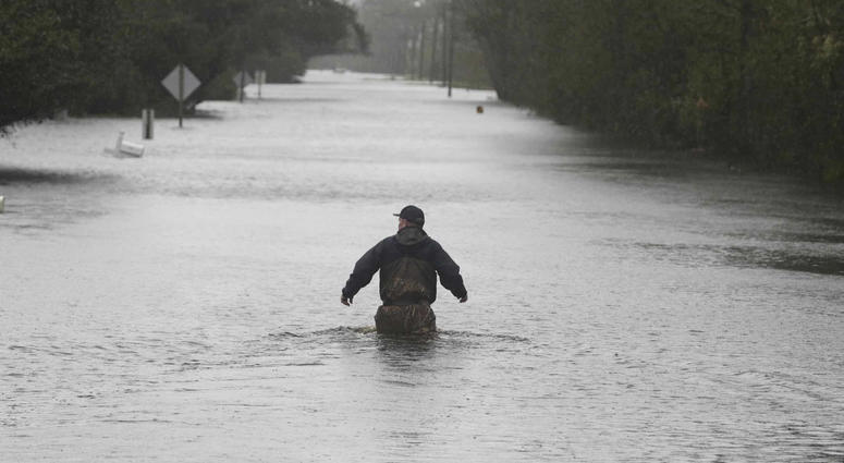 Flooding in North Carolina from Florence