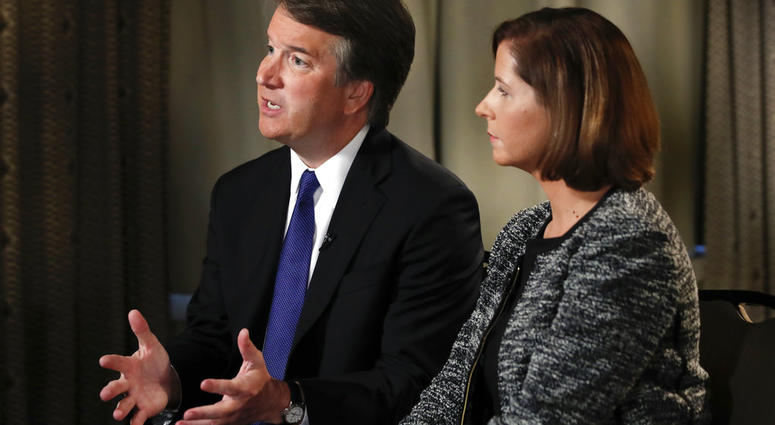 Brettt Kavanaugh & his wife Ashley
