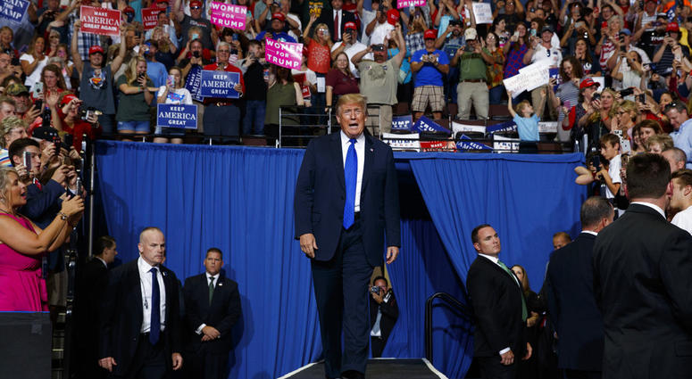 President Trump at Mississippi rally