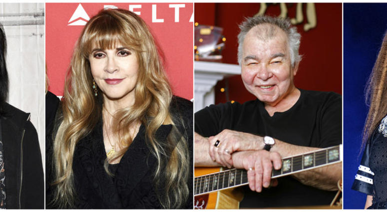 This combination photo shows, from left, Todd Rundgren, Stevie Nicks, John Prine and Janet Jackson