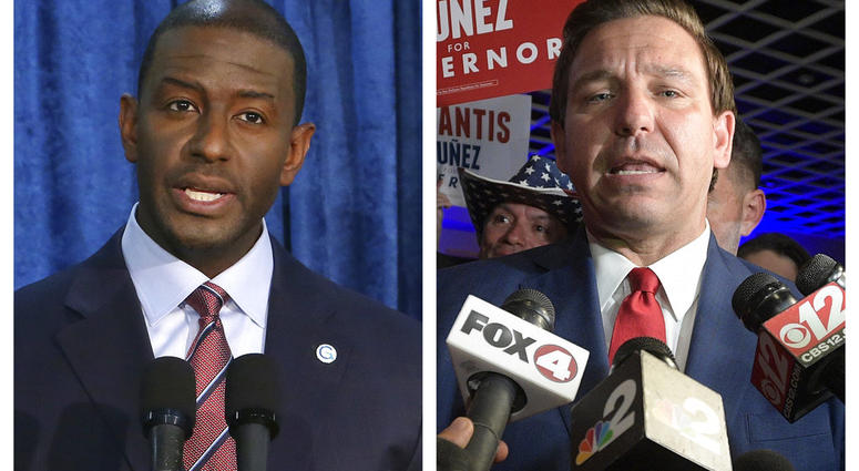 Candidates Andrew Gillum & Ron DeSantis