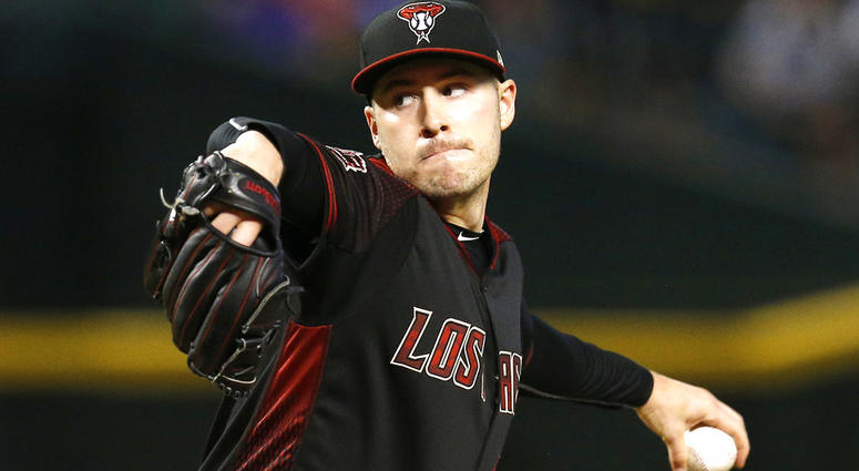 n this Sept. 22, 2018 file photo Arizona Diamondbacks pitcher Patrick Corbin throws in the first inning during a baseball game against the Colorado Rockies in Phoenix.