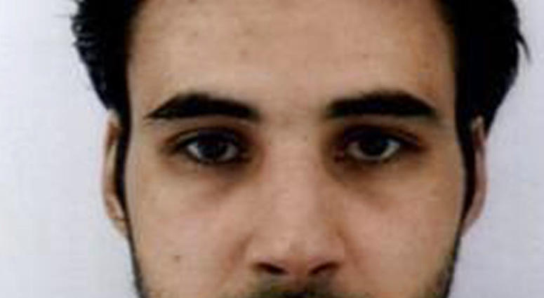 This undated handout photo provided by the French police, shows Cherif Chekatt, the suspect in the shooting in Strasbourg, France on Tuesday Dec. 11, 2018.
