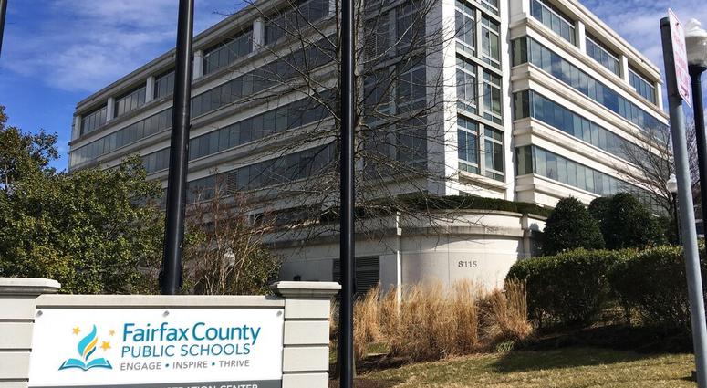 This Monday, March 4, 2019, photo shows Fairfax County Public Schools in Merrifield, Va. Virginia’s largest school district is defending itself against three separate federal lawsuits filed by students. (AP Photo/Matthew Barakat) This Monday, March 4, 2019, photo shows Fairfax County Public Schools in Merrifield, Va. Virginia’s largest school district is defending itself against three separate federal lawsuits filed by students. (AP Photo/Matthew Barakat)
