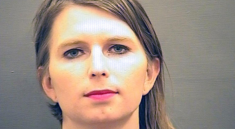 FILE - This undated booking photo provided by the Alexandria Sheriff's Office, in Virginia, shows Chelsea Manning. (Alexandria Sheriff's Office via AP, File) FILE - This undated booking photo provided by the Alexandria Sheriff's Office, in Virginia, shows Chelsea Manning. (Alexandria Sheriff's Office via AP, File)