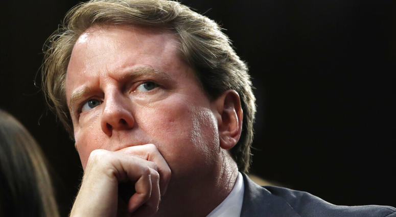 Don McGahn at Senate confirmation hearing for Brett Kavanaugh