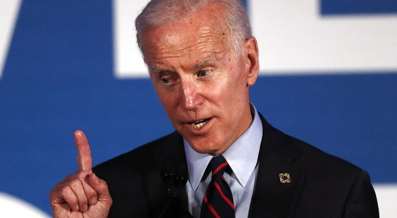 Democratic presidential candidate former Vice President Joe Biden speaks during the I Will Vote Fundraising Gala Thursday, June 6, 2019, in Atlanta. (AP Photo/John Bazemore)