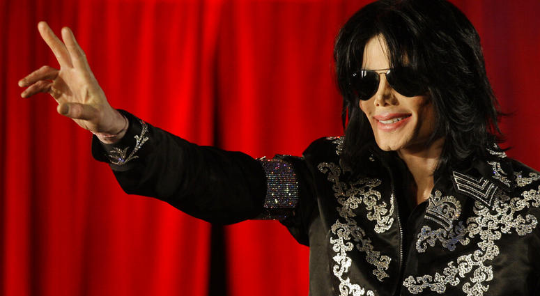 FILE - This March 5, 2009 file photo shows Michael Jackson as he announces ten live concerts at the London O2 Arena in south London. Tuesday, June 25, 2019, marks the tenth anniversary of Jackson's death. (AP Photo/Joel Ryan, File) FILE - This March 5, 2009 file photo shows Michael Jackson as he announces ten live concerts at the London O2 Arena in south London. Tuesday, June 25, 2019, marks the tenth anniversary of Jackson's death. (AP Photo/Joel Ryan, File)