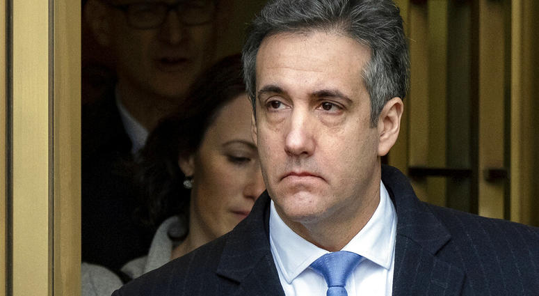 In this Dec. 12, 2018, file photo, Michael Cohen, President Donald Trump's former lawyer, leaves federal court after his sentencing in New York. (AP Photo/Craig Ruttle, File)