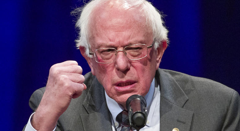FILE - File photo from Nov. 27, 2018 of Sen. Bernie Sanders, I-Vt. Sanders and Maryland Democratic Rep. Elijah Cummings plan to introduce three bills Thursday, Jan. 10, 2019. (AP Photo/Alex Brandon, File)