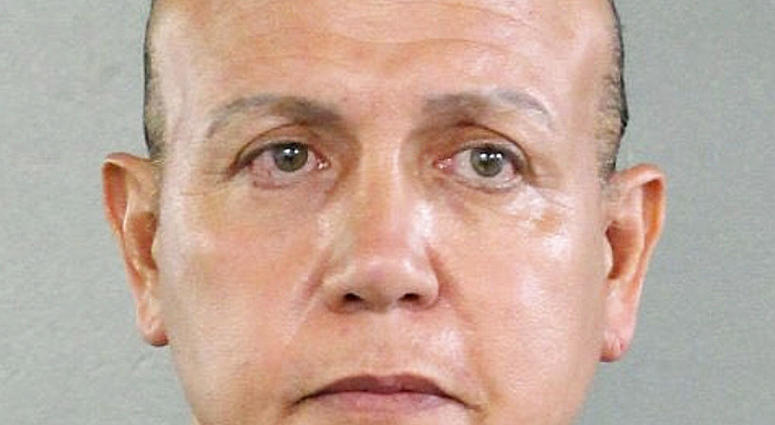 FILE - This Aug. 30, 2015, file photo released by the Broward County Sheriff's office shows Cesar Sayoc in Miami. (Broward County Sheriff's Office via AP, File)