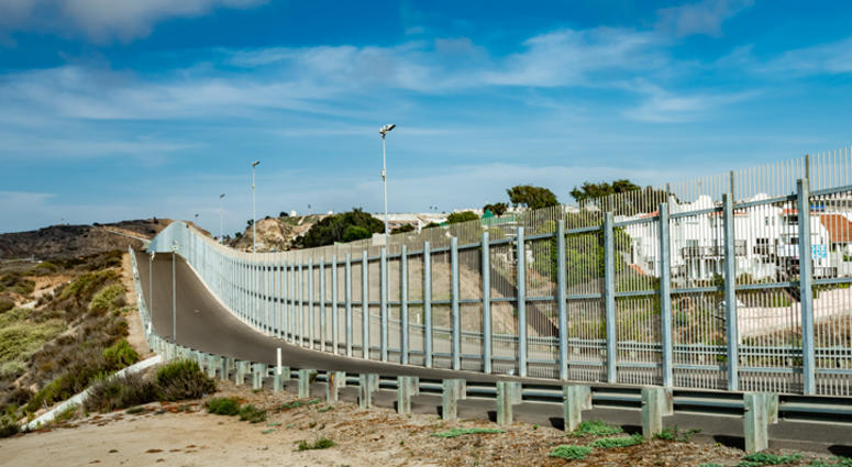 View of the fence along the US-Mexico border from the California side looking into Tijuana, Mexico. File photo. iStock / Getty Images Plus