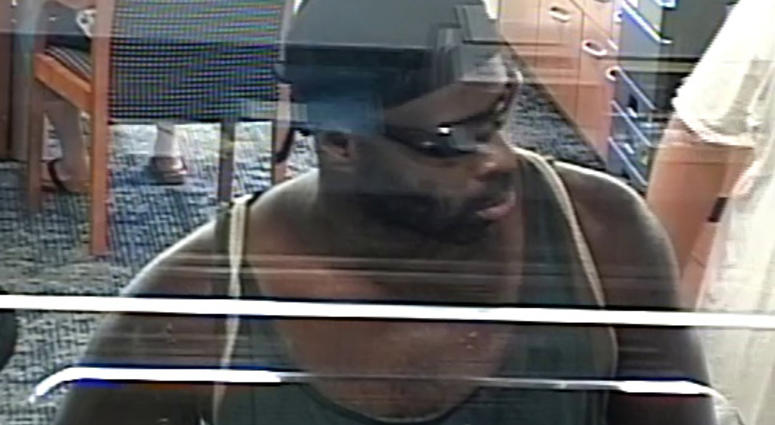 Chesterfield Police are looking for the man who robbed a SunTrust Bank along Iron Bridge Road on Monday, October 1, 2018. (Chesterfield Police)