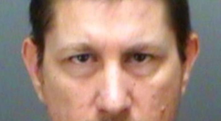 Michael Drejka is seen in an Aug. 13, 2018 photo provided by the Pinellas County, Fla., Sheriff's Office. Drejka was charged with manslaughter Monday in the July 19 death of unarmed black man Markeis McGlockton outside a Clearwater convenience store