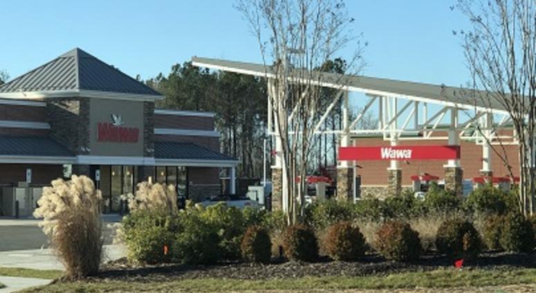 The Wawa at Otterdale Station Way, where Robert Gooch IV, 34, was shot and killed on January 8, 2019. (Matt Demlein, WRVA)