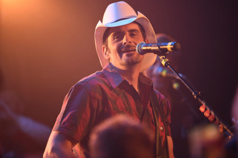 Brad Paisley performs as he shoots a video for his new song \"Bucked Off\" at Tootsie's Orchid Lounge Brad Paisley performs as he shoots a video for his new song \"Bucked Off\" at Tootsie's Orchid Lounge