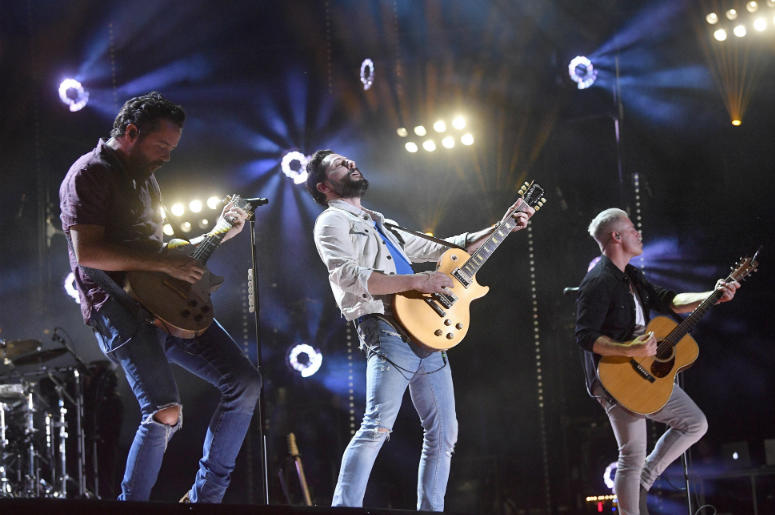 Old Dominion performs at the 2018 CMA Music Fest at Nissan Stadium. Old Dominion performs at the 2018 CMA Music Fest at Nissan Stadium.