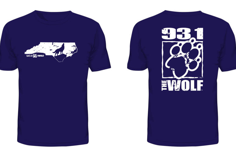2018 93.1 The Wolf T-Shirt 2018 93.1 The Wolf T-Shirt