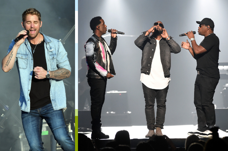 Brett Young and Boyz II Men Brett Young and Boyz II Men