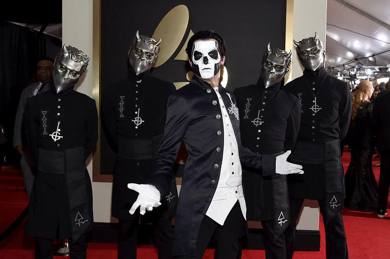 Ghost arrives at the GRAMMYs Ghost arrives at the GRAMMYs