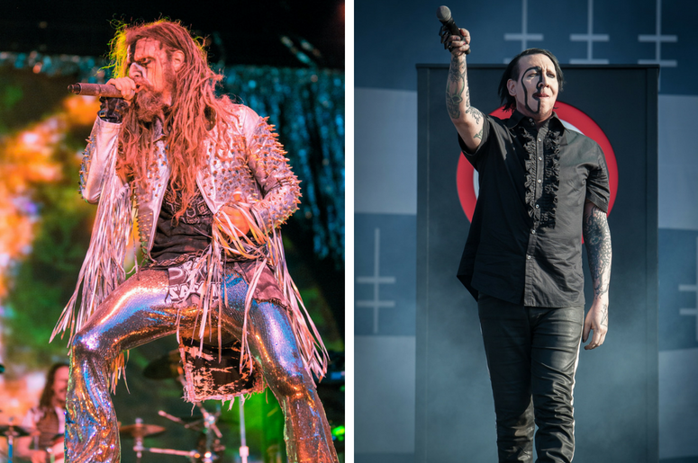 Rob Zombie and Marilyn Manson Rob Zombie and Marilyn Manson