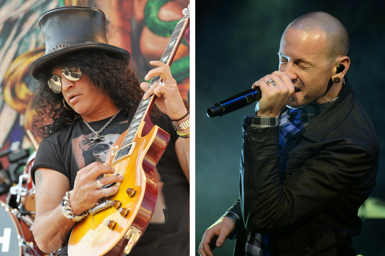 Slash and Chester Bennington Slash and Chester Bennington