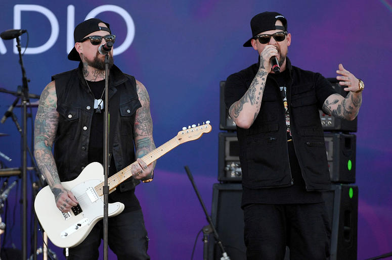 Guitarist Benji Madden (L) and singer Joel Madden of Good Charlotte Guitarist Benji Madden (L) and singer Joel Madden of Good Charlotte