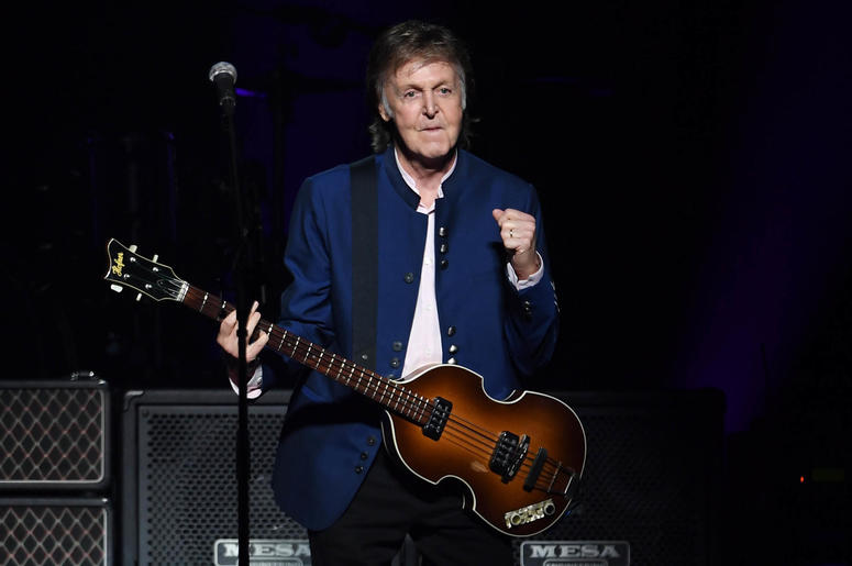 Paul McCartney performs at the American Airlines Arena Paul McCartney performs at the American Airlines Arena