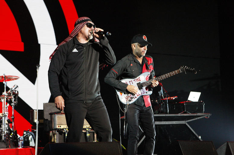 B-Real and Tom Morello of Prophets of Rage perform onstage during KROQ Almost Acoustic Christmas B-Real and Tom Morello of Prophets of Rage perform onstage during KROQ Almost Acoustic Christmas