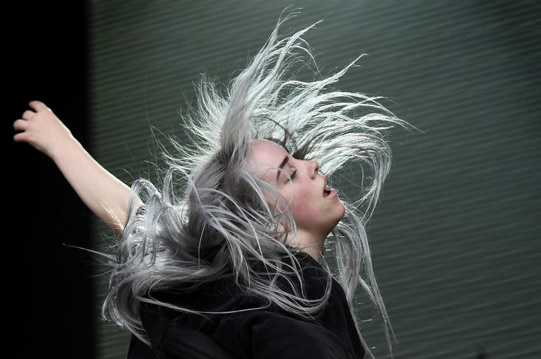 Billie Eilish performs during the Bonnaroo Music and Arts Festival. Billie Eilish performs during the Bonnaroo Music and Arts Festival.
