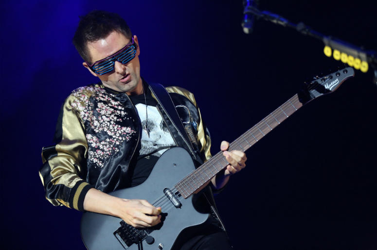 Matt Bellamy of Muse performs during KROQ's Almost Acoustic Christmas Show in Los Angeles, CA Matt Bellamy of Muse performs during KROQ's Almost Acoustic Christmas Show in Los Angeles, CA